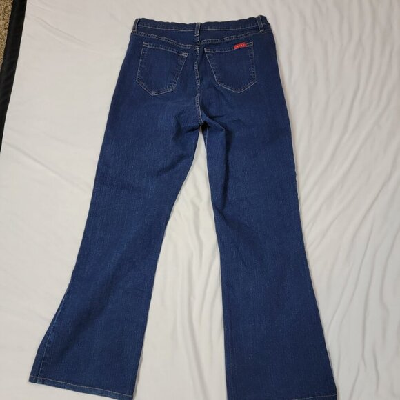 NYDJ Tummy Tuck Bootcut Jeans Size 14 Dark Wash | Made in USA - Picture 5 of 11